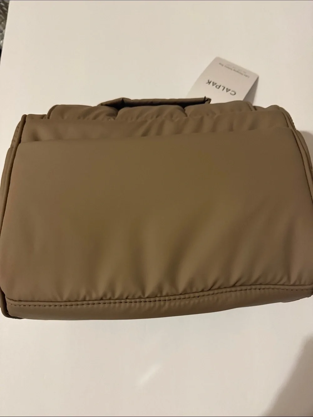 NWT CALPAK Luka Hanging Toiletry Bag chocolate New
